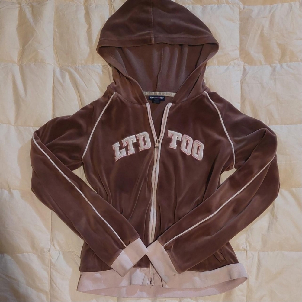 Limited too brown & pink sweater